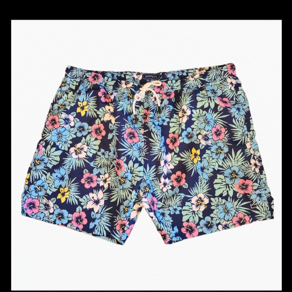 Crown 👑  & Ivy size XXL navy blue swim shorts